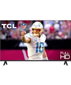 TCL 40-Inch Class S3 1080p LED Smart TV with Roku TV (40S350R, 2023 Model), Compatible with Alexa, Google Assistant, and Apple HomeKit Compatibility, Streaming FHD Television,Black