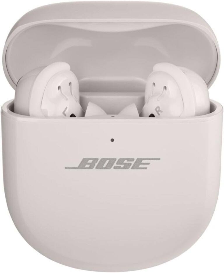 Bose QuietComfort Ultra Bluetooth Earbuds, Wireless Earbuds with Spatial Audio and World-Class Active Noise Cancellation, Deep Bass, Up to 6 Hours of Playtime, White Smoke - Image 4