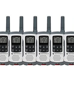 Motorola Solutions T260 6-pack, 25 mile range, NOAA, Vox, White