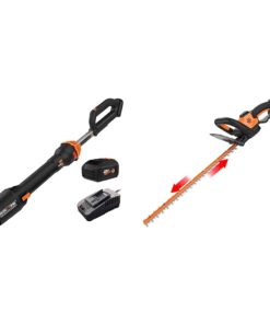 Worx Nitro Cordless Leaf Blower Bundle with Hedge Trimmer