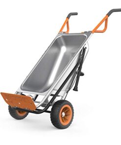 Worx WG050 8-in-1 Aerocart Garden Cart/Wheelbarrow Heavy Duty/Dolly