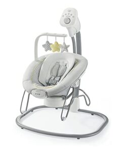 Graco Sway2Me Portable Baby Swing and Bouncer Seat with Music, Sounds, and Adjustable Settings, Watson Collection