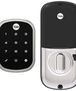 Yale Security Deadbolt Lock, Satin Nickel Keyless Non-Connected Entry Door Lock with Digital Keypad Touchscreen for Code Entry, ‎YRD256-NR-619