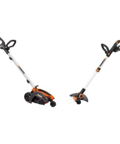 Worx Edger & Trimmer Lawn Tool Bundle - Electric Edger (12 Amp, 7.5") + Cordless String Trimmer/Edger (20V, 12")