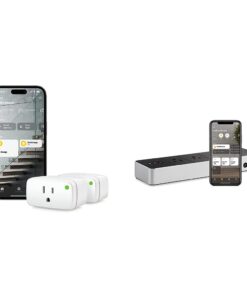 Eve Energy (2 Pack) Smart Plug and Eve Energy Strip - Apple HomeKit Enabled Smart Home Outlet Bundle