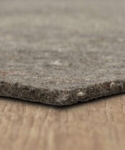 Mohawk Home 12' x 15' Non Slip Rug Pad Gripper 3/8 Thick Dual Surface Felt + Rubber Gripper - Safe for All Floors