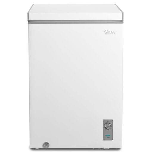 Midea MERC04C4BAWW 3.5 Cubic Feet Chest Freezer, Cu.ft-Convertible, White