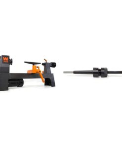 WEN LA3421 8-Inch by 13-Inch Variable Speed Mini Benchtop Wood Lathe + WEN PM01 Wooden Lathe Pen-Turning MT1 Mandrel