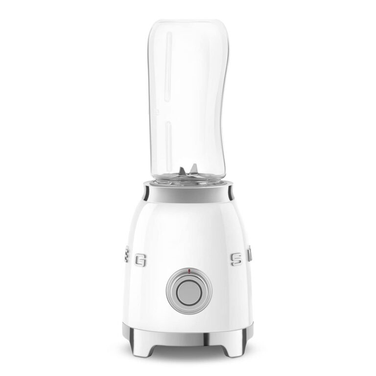 SMEG 50's Retro Style Personal Blender with Backlit Knob and Two BPA 600 ML Free bottles PBF01WHUS - Image 3