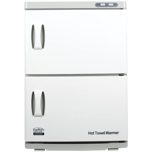 ForPro Professional Collection Expert Double Hot Towel Warmer, 46L Extra Large Capacity, Holds 48 Towels, Rust Resistant Towel Heater with Stainless Steel Racks, 25.5" H x 17.75" W x 11" D, White - Image 9