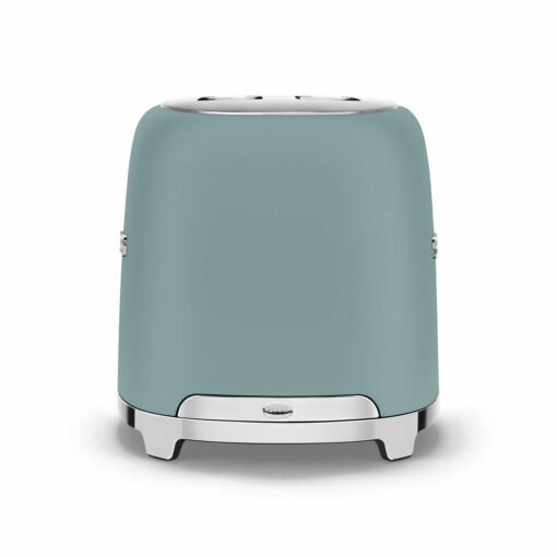 SMEG 2 Slice Toaster with 6 Presets and Defrost Function and Removable Crumb Tray (Jade) - Image 2