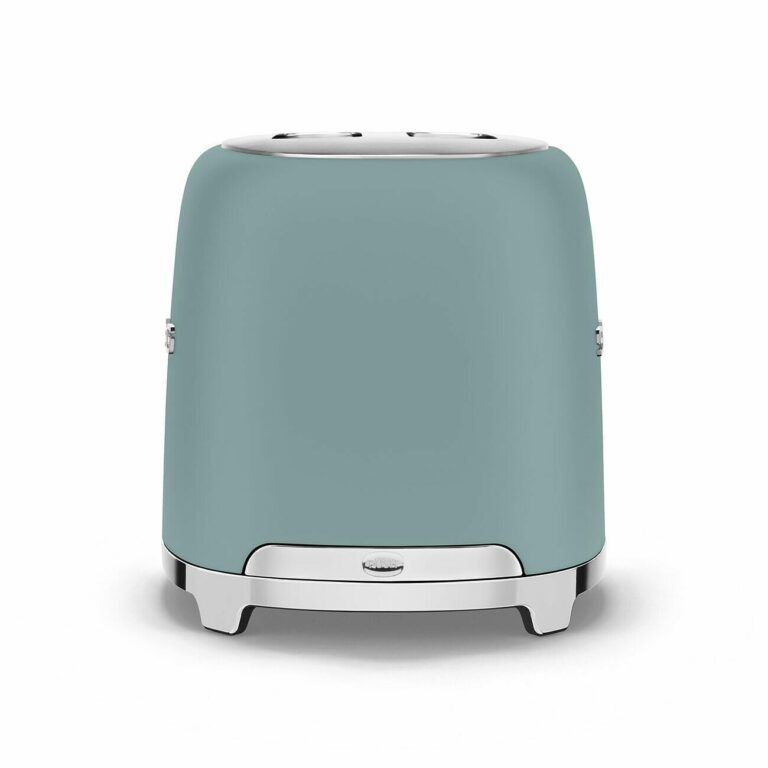 SMEG 2 Slice Toaster with 6 Presets and Defrost Function and Removable Crumb Tray (Jade) - Image 2