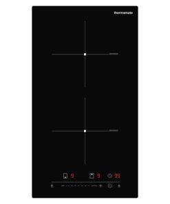 ThermoMate 12 Inch Induction Cooktop, 3500W 2 Boost Burner Built in Induction Stove Top, Electric Cooktop with 9 Heating Level, Timer & Child Safety Lock, Touch Control, 240V