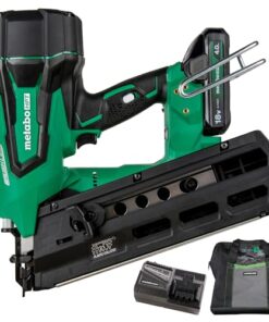 Metabo HPT Cordless 18V MultiVolt™ Framing Nailer Kit | 21 Degree Magazine | Round Head Nails from 2-Inch up to 3-1/2-Inch | 1-18V 4.0Ah Li-Ion Battery w/Fuel Gauge | NR1890DRST