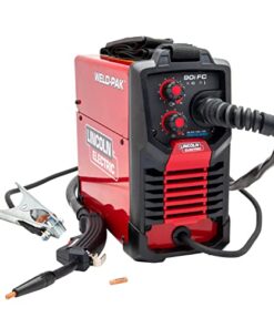 Lincoln Electric 90i FC Flux Core Wire Feed Weld-PAK Welder, 120V Welding Machine, Portable w/Shoulder Strap, Protective Metal Case, Best for Small Jobs, K5255-1