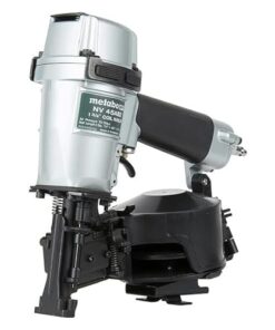 Metabo HPT Roofing Nailer, Pro-preferred Pneumatic Power Nailers, Ideal for Asphalt Roofing Shingles, 16 Degree 7/8″ to 1-3/4″ Roofing Nails, NV45AB2