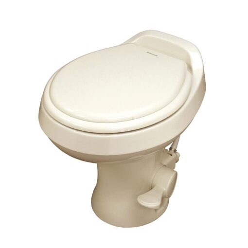 DOMETIC 300 Series Gravity-Flush RV Toilet Bundle - Powerful Triple-Jet Action Flush Toilet, Mounting Hardware and Seal - Image 4