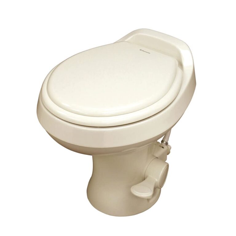 DOMETIC 300 Series Gravity-Flush RV Toilet Bundle - Powerful Triple-Jet Action Flush Toilet, Mounting Hardware and Seal - Image 4
