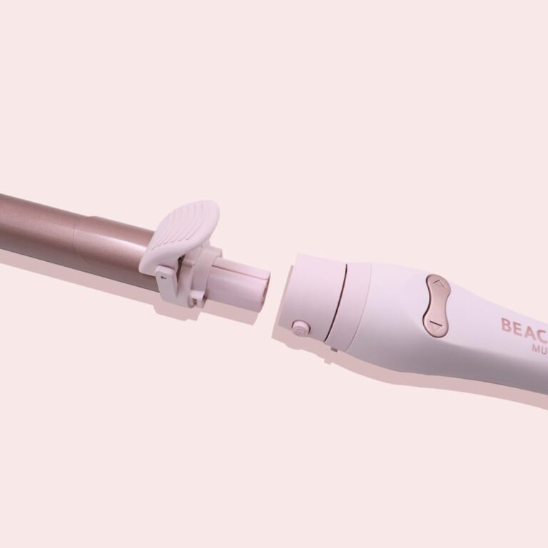 The Beachwaver Co. Multi Barrel Beachwaver - Pink Rosegold | Professional Ceramic Rotating Curling Iron w/ 3 Attachments | Adjustable Heat, Ergonomic Handle, Travel-Friendly | B-Series (BWIB3N11136) - Image 5