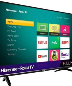 Hisense 40-Inch Class H4 Series LED Roku Smart TV with Alexa Compatibility (40H4F, 2020 Model)