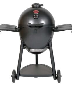 Char-Griller® AKORN® Kamado Charcoal Grill and Smoker with Cast Iron Grates, Warming Rack and Locking Lid with 445 Cooking Square Inches in Graphite, Model E16620