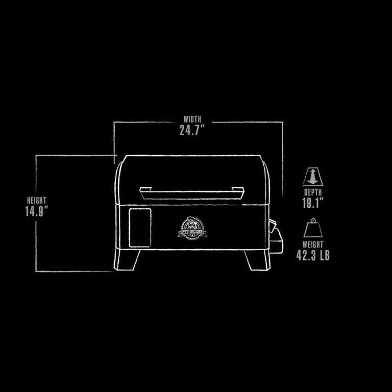 PIT BOSS 10697 Table Top Wood Grill With Temperature Control, Mahogany - Image 6