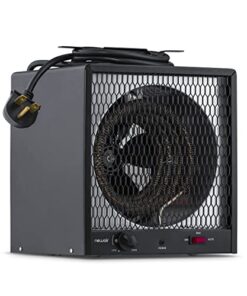 Newair 5600W Portable Electric Garage Heater - Heats Up to 600 sq. ft. with 6-Foot Cord Wrap and Carrying Handle, Space Heater Ideal for Garage, Bedroom, Dorm, and Office