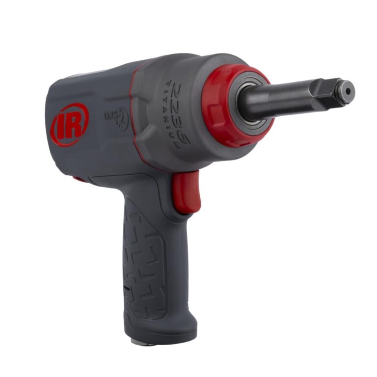 Ingersoll Rand 2236QTIMAX-2 DXS2 1/2" Air Impact Wrench, 2" Extended Anvil, Quiet, 1500 ft-lb Torque, Titanium Hammercase, Friction Ring Retainer, Pistol, Interchangeable Anvil, Multi-functional Tool - Image 55