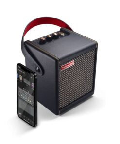 Positive Grid Spark Mini 10W Small Smart Guitar Amp & Bluetooth Speaker | Portable Sound for Guitar Playing at Home or On The Go | Black