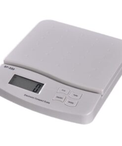 Digital Commercial Food Scale Electronic Kitchen Stainless Steel Counting Balance Highly Accurate Multifunction for Cooking Baking (White 25kg/1g)