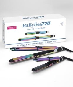 BabylissPRO® Nano Titanium™ Iridescent Prima3100 & Prima2000 Styling Irons Prepack