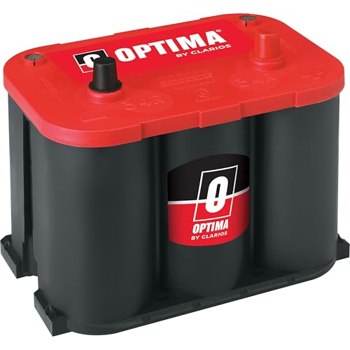 OPTIMA Batteries High Performance 34R RedTop Sealed AGM Car, Truck and SUV Starting Battery, 800 CCA, SAE Terminal, Maintenance Free, Versitile Mounting