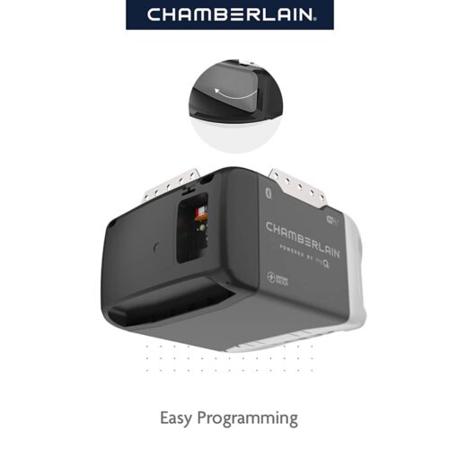 CHAMBERLAIN B2215T Garage Door Opener with Battery Backup, Black - Image 5