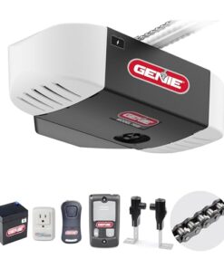 Genie 7035-PV Chain Drive 750 with BBU Garage Door Opener, 3/4 HPC, Black