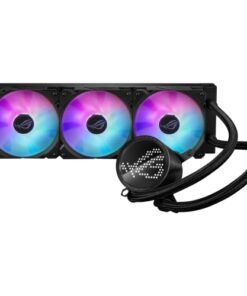 ASUS ROG RYUO III 360 ARGB All-in-one AIO Liquid CPU Cooler 360mm Radiator, Asetek 8th gen Pump Solution, Anime Matrix™ LED Display and ROG AF 12S ARGB Fan.
