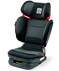 Viaggio Flex 120 - Booster Car Seat - for Children from 40 to 120 lbs - Made in Italy - Crystal Black (Black)