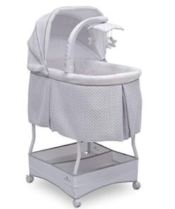 Serta iComfort Hands-Free Auto-Glide Bedside Bassinet - Portable Crib Features Silent, Smooth Gliding Motion That Soothes Baby, Cameron