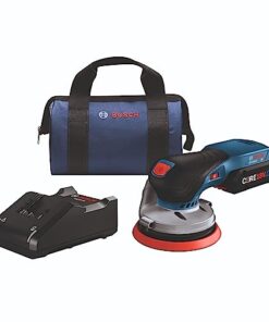 BOSCH GEX18V-5B15 18V Brushless 5 In. Random Orbit Sander Kit with (1) CORE18V 4 Ah Advanced Power Battery