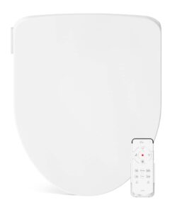 Bio Bidet SLIM3E 000 Slim Three Smart, Elongated Bidet Toilet Seat, White
