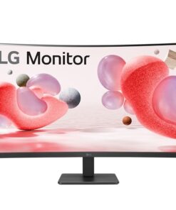 LG 32MR50C-B Curved Monitor 32-Inch FHD 100Hz AMD FreeSync OnScreen Control Dynamic Action Sync Black Stabilizer Tilt Stand (HDMI) - Black