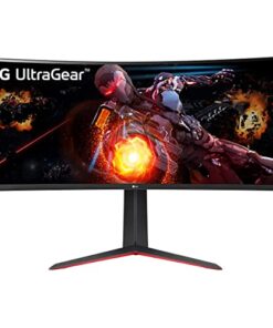 LG UltraGear QHD 34-Inch Curved Gaming Monitor 34GP63A-B, VA with HDR 10 Compatibility and AMD FreeSync Premium, 160Hz, Black
