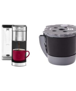 Keurig K-Supreme Plus Coffee Maker, Single Serve K-Cup Pod Coffee Brewer, With MultiStream Technology & My K-Cup Universal Reusable Filter MultiStream Technology - Gray
