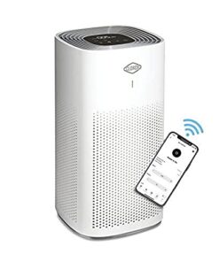 Clorox Smart Air Purifiers for Home, True HEPA Filter, Works with Alexa, Large Rooms up to 1,500 Sq Ft, Removes 99.9% of Viruses, Wildfire Smoke, Mold, Allergies, Dust, AUTO Mode, Whisper Quiet