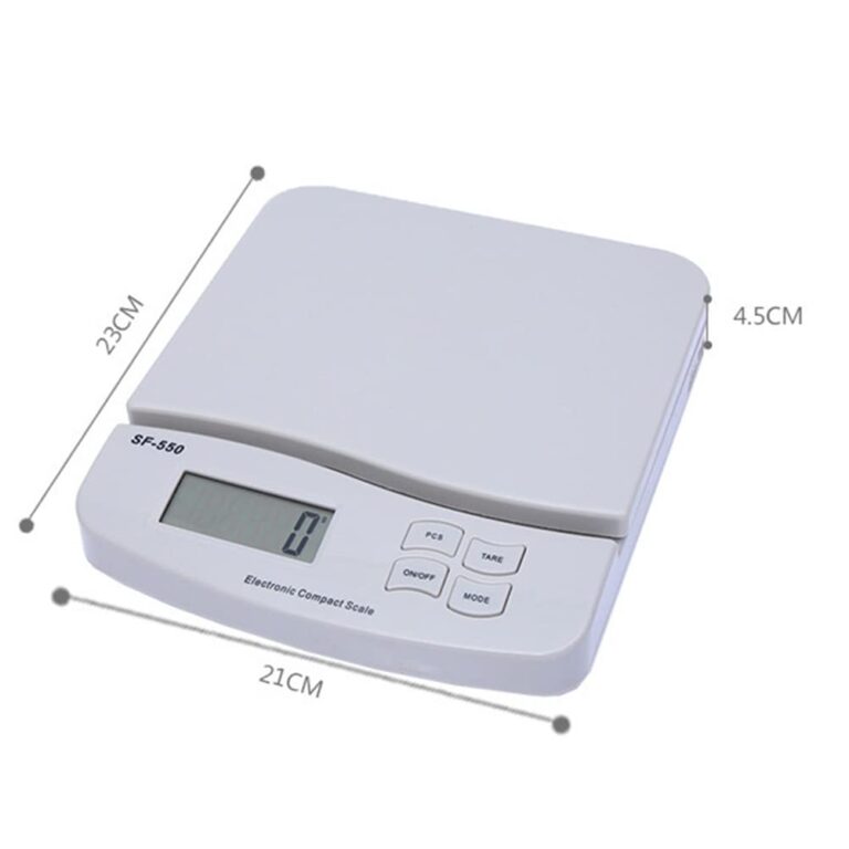 Digital Commercial Food Scale Electronic Kitchen Stainless Steel Counting Balance Highly Accurate Multifunction for Cooking Baking (White 25kg/1g) - Image 3