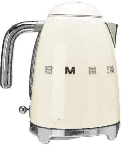 SMEG 50's Retro Style 7 Cup Electric Water Kettle with Automatic Shutoff, Removable Base, and Water Indicator, KLF03CRUS, Cream