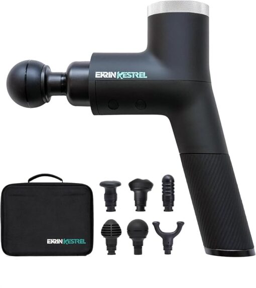 Ekrin Athletics Kestrel Massage Gun: Enhanced Precision & Comfort for Superior Muscle Recovery & Wellness | Relieve Sore Muscles and Stiffness