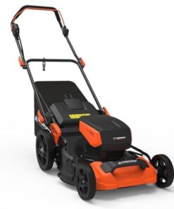 Yard Force 19-inch Electric Lawn Mower YF1518-3N1, 19-inch Metal Decking, 1-3 inch 7 Positions Central Cutting Height, 12" Rear Wheel, 14 Gal Grass Bag