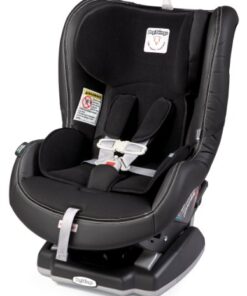 Peg Perego Primo Viaggio Convertible - Reversible Car Seat - Rear Facing for Children 5 to 45 lbs and Forward Facing for Children 22 to 65 lbs - Made in Italy - Licorice (Black)