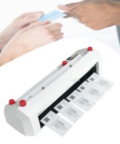 Vdniduir Electric Business Card Cutting Machine, Automatic Binding Machine, Scrapbooking Tool, Automatic Induction, for 90x54mm Cards