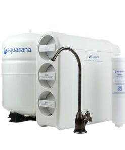 Aquasana SmartFlow™ Reverse Osmosis Water Filter System - High-Efficiency Under Sink RO Removes up to 99.99% of 90 Contaminants, Including Fluoride, Chlorine, and Lead - Oil Rubbed Bronze (ORB) Faucet
